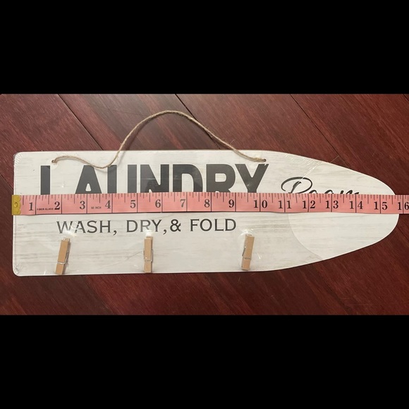 Home decor wall laundry room 15.5 x 5" farmhouse - Picture 3 of 6